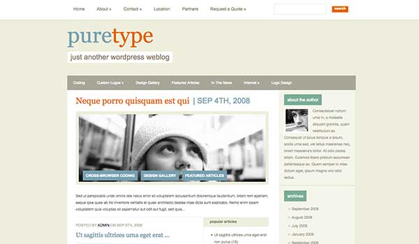 PureType Elegant Themes