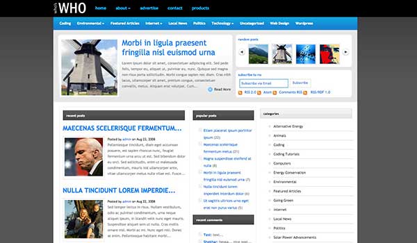 WhosWho Elegant Themes