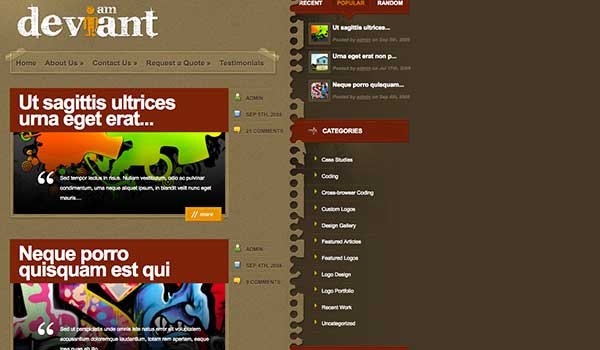 Deviant Elegant Themes