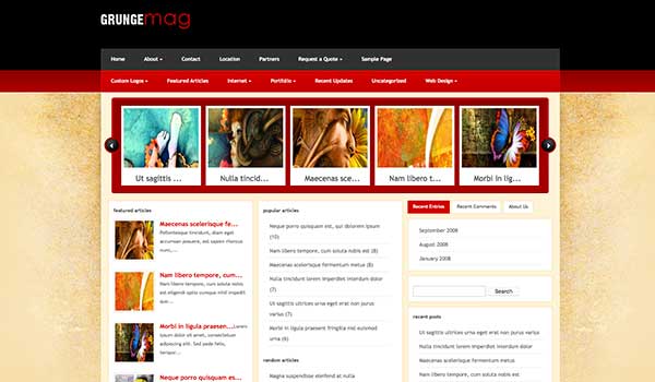 Grunge Elegant Themes