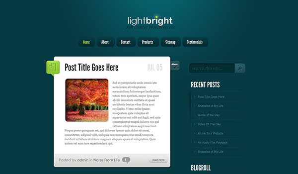 LightBright Elegant Themes