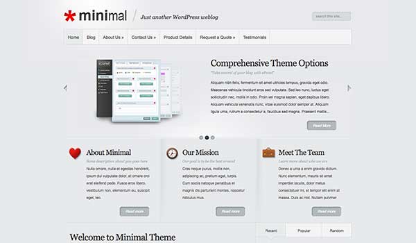 Minimal Elegant Themes