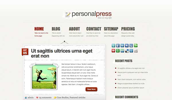 PersonalPress Elegant Themes